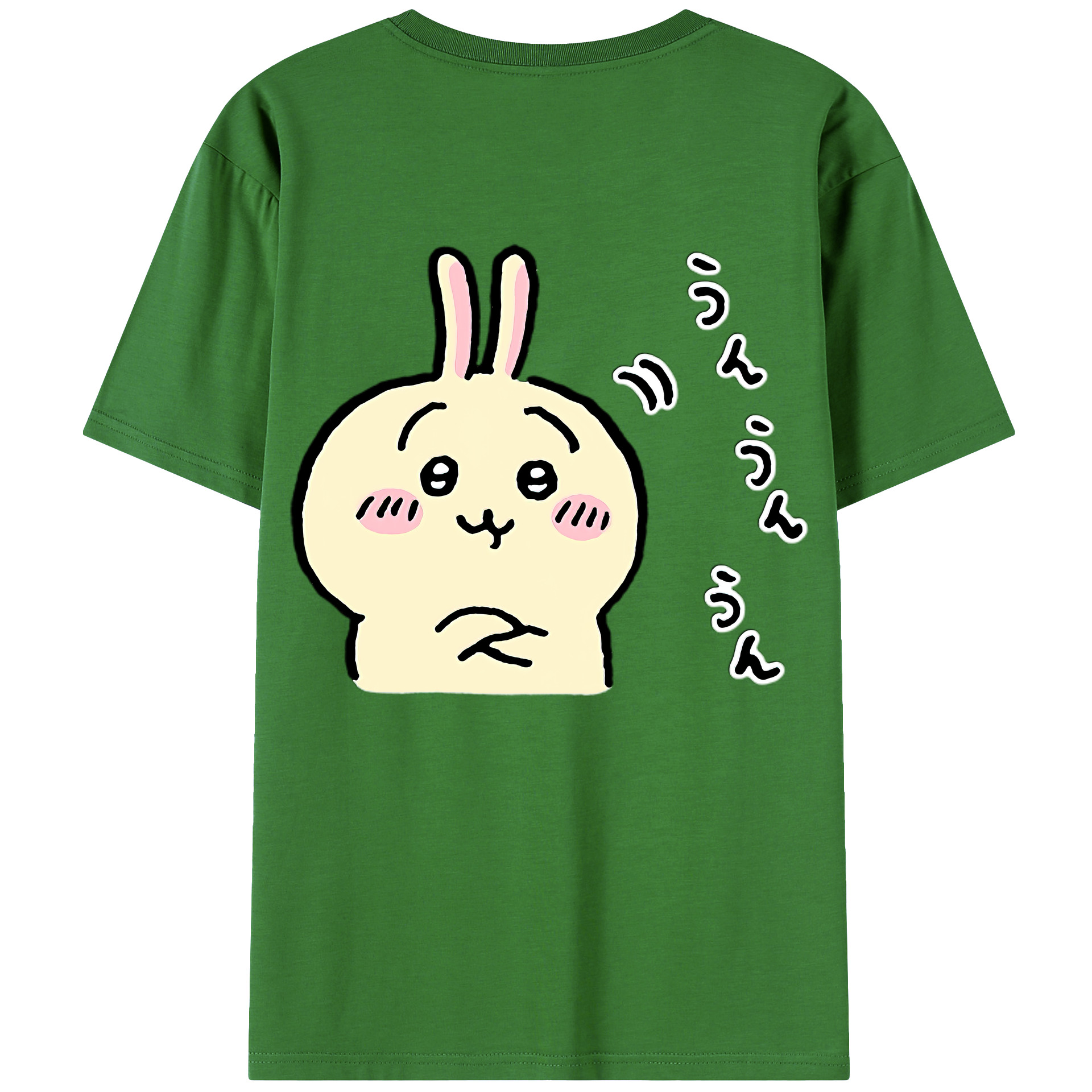 （画像用） ちいかわ うさぎ Chii-kawa usagi レディース半袖Tシャツ(バックプリント)